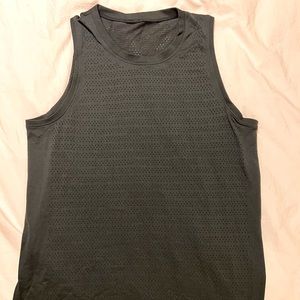 VGUC Black Mesh Lululemon Tank